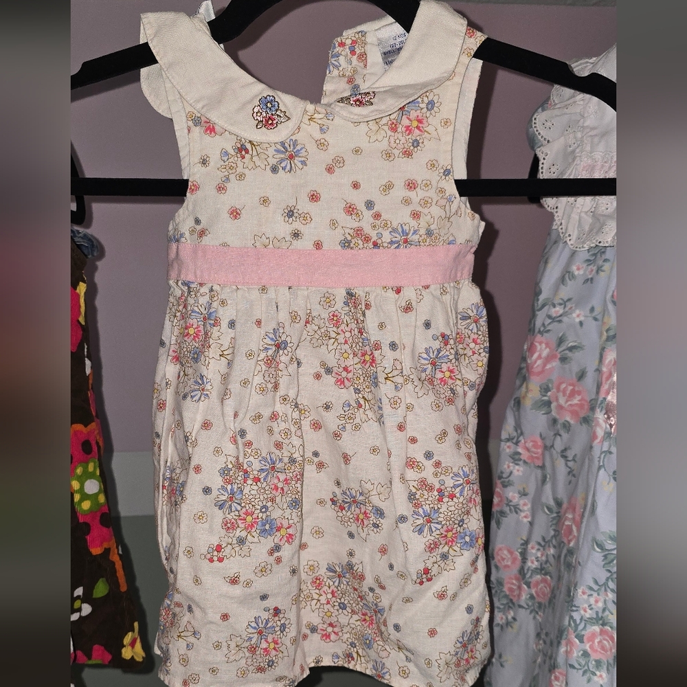 90s Floral Dress Toddler
